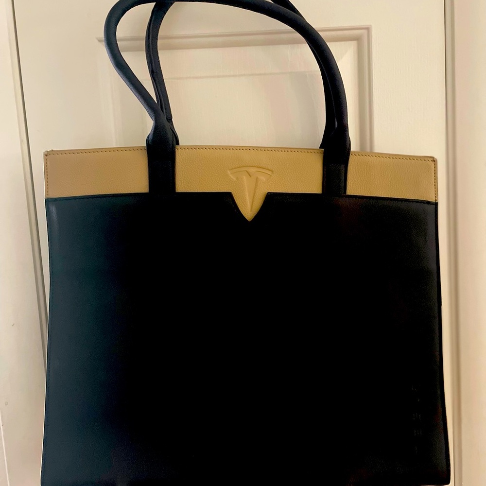 New Tesla Leather Satchel Bag - Gorgeous!
